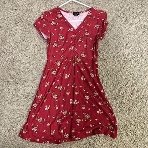Super cute red summer dress!